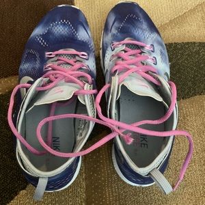 Nike TR Free 5.0 Training Shoes. Blue/Pink/Silver